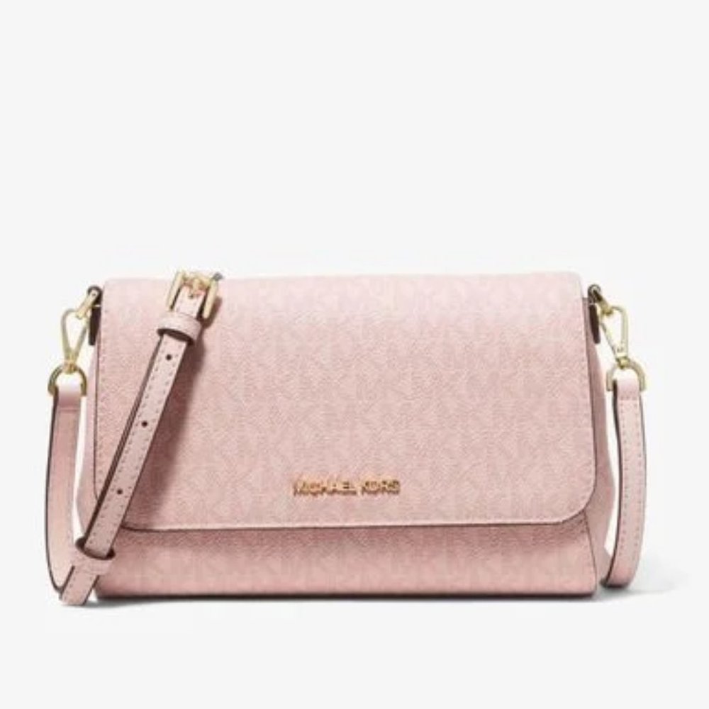 NEW- Michael Kors Medium Logo Convertible Crossbody Bag